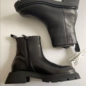 Zara Leather Boots! Size 38